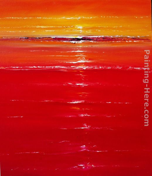 Red on the Sea 03 painting - 2011 Red on the Sea 03 art painting